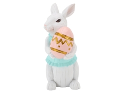 Figura de conejo para decoración del hogar y fiestas.