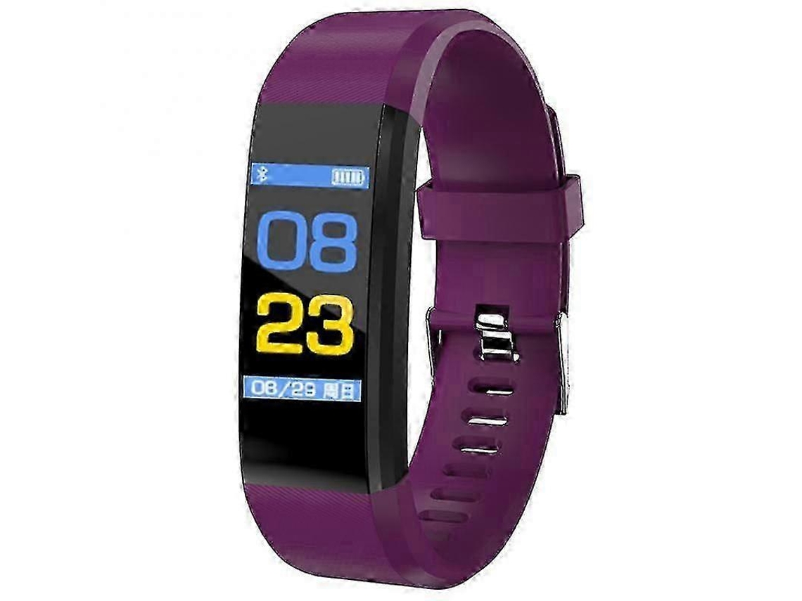 Reloj inteligente 115plus con Bluetooth, pulsera deportiva, podómetro de frecuencia cardíaca, bicicleta eléctrica
