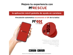 Luz de Emergencia PF LED ONE V16 Conectada (Rojo)
