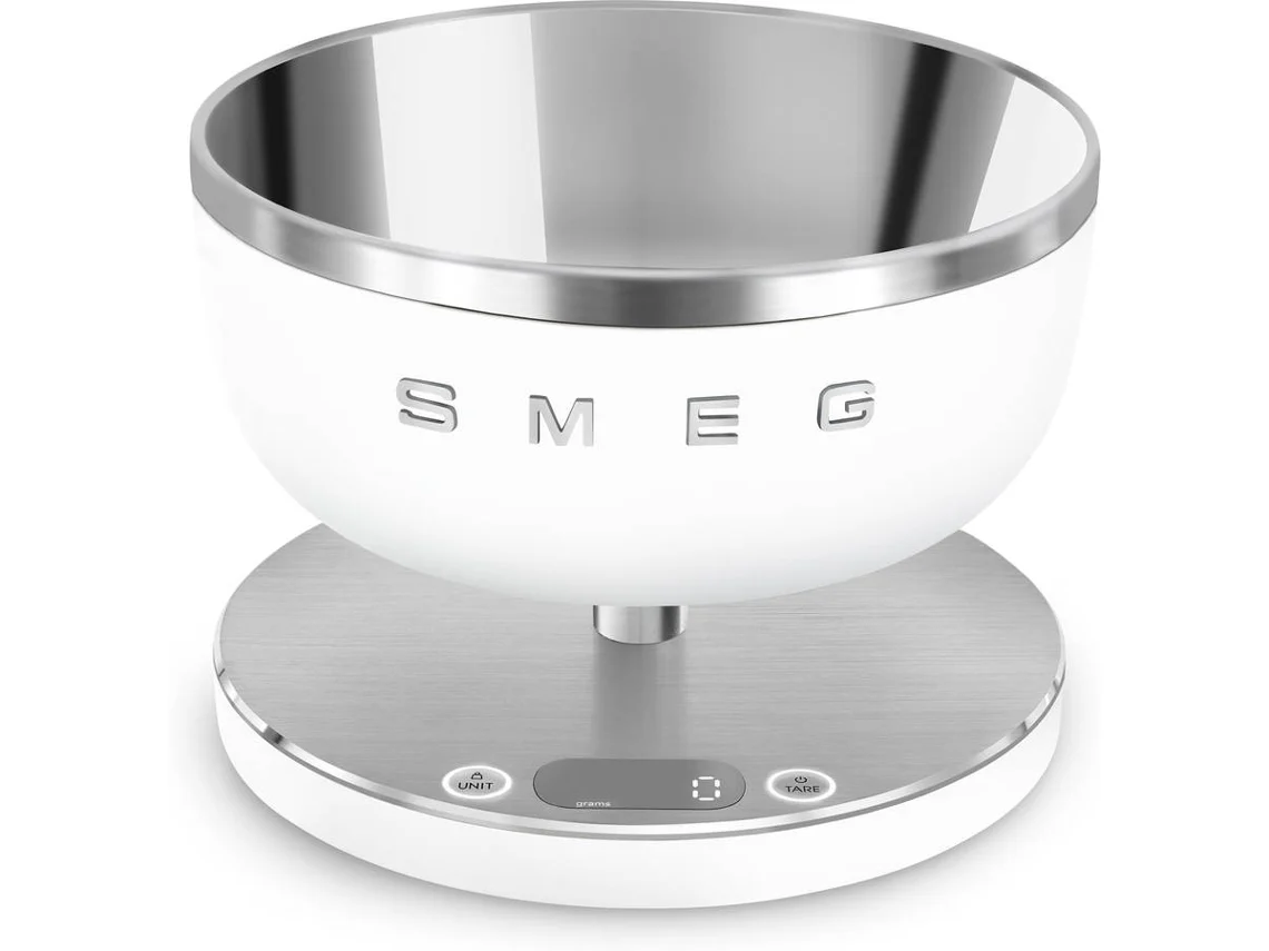 Balanza de Cocina SMEG KSC01BLMWW (Capacidad: 5Kg - Precisión: 1g)