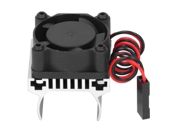 Ventilador De Refrigeración Para Motor Rc Con Disipador De Calor, Accesorio Para Coche Teledirigido Traxxas A Escala 1/18 - Plateado