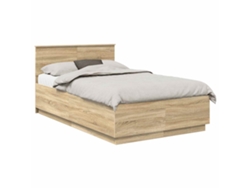 Maison Exclusive - Estructura De Cama Con Cabecera Roble Sonoma 120 X 200 Cm