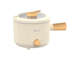 Mini Olla Eléctrica Antiadherente Para Cocina De Dormitorio, Ideal Para Preparar Fideos Ramen, Sopa Cremosa Blanca Con Pollo (reino Unido).