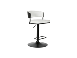 Taburete Metal Poliester 104 Blanco 48,5x48x83,5cm