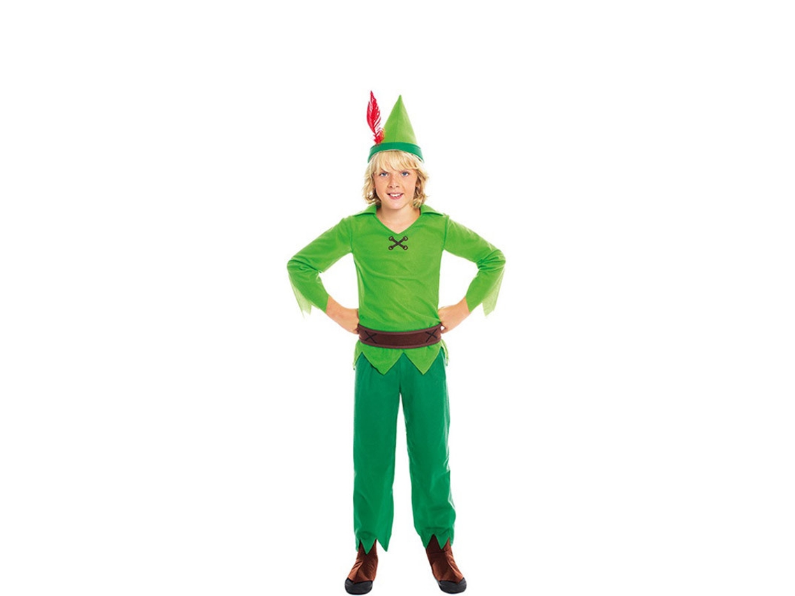 Disfraz de Niño PARTILANDIA folleto verde (Tam.: 5-6 anos)