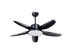 Ventilador De Teto Com Luz Louvet Com Comando Remoto Led Preto