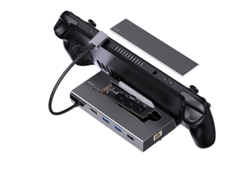 Estación De Acoplamiento Usb-c, Compatible Con Interfaz Ssd M.2, Hdmi Tipo-c A 4k A 60 Hz, Compatible Con Gigabit Ethernet Y Usb 3.0.