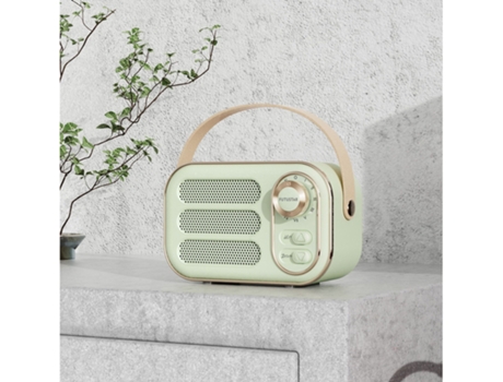 DW13 Altavoz compatible con Bluetooth Retro Batería de larga duración Soporte TF/AUX Mini subwoofer inalámbrico portátil para exteriores para coche...
