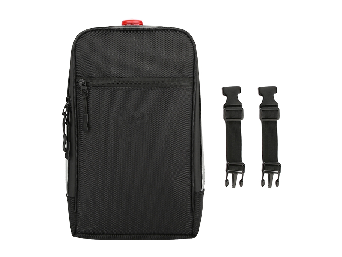 Omni-b Soul Bolsa Trasera Impermeable Para Bicicleta Con Luz De Seguridad Para Ciclismo Nocturno