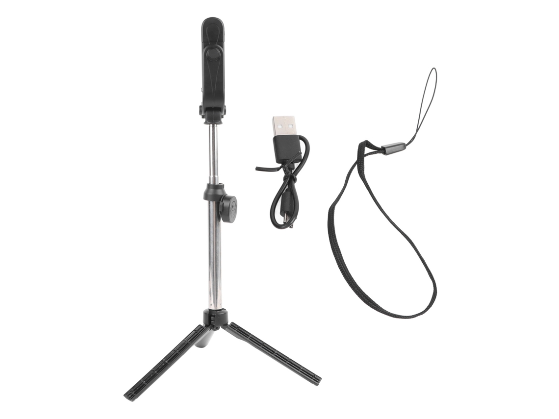 Mini Trípode Para Teléfonos Móviles, Con Rotación De 360 Grados Y Control Remoto Bluetooth Portátil Para Vlogging Y Transmisiones En Vivo.
