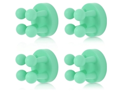 Soporte De Silicona Para Cepillos De Dientes, 4 Piezas, Gancho Multifuncional, Impermeable, Autoadhesivo, Para Baño Y Cocina.