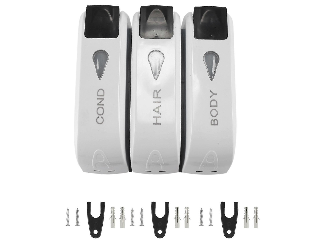 Dispensador de jabón de ducha de pared triple Rosewell, dispensador de jabón líquido, champú, loción de baño