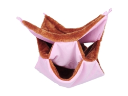 2026-hamaca Para Hámster - Cama De Peluche Gruesa De 3 Capas Caliente Nido Colgante Para Ratas (rosa)