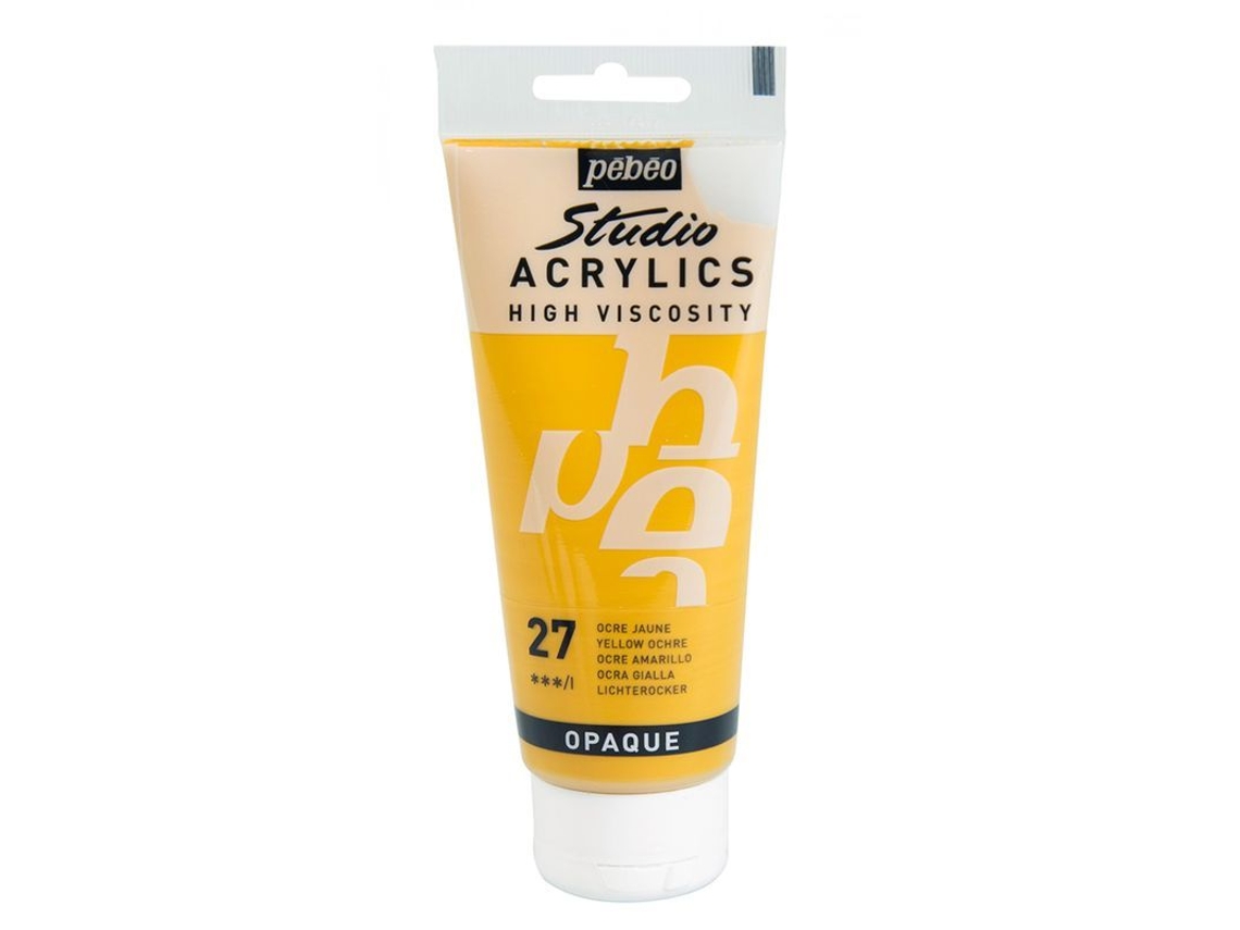Tinta Acrílica PÉBÉO (Opaca - Amarillo Ocre - 100ml)