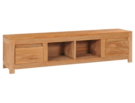 Mueble para la televisión VIDAXL Marrón Madera (135x30x35 cm)