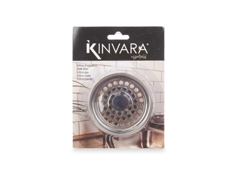 Filtro Fregadero Ø 8,5 cm Negro Plateado Acero Inoxidable (24 Unidades)