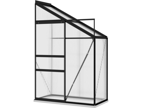 Invernadero VIDAXL de Aluminio Gris Antracita 1,44 m³