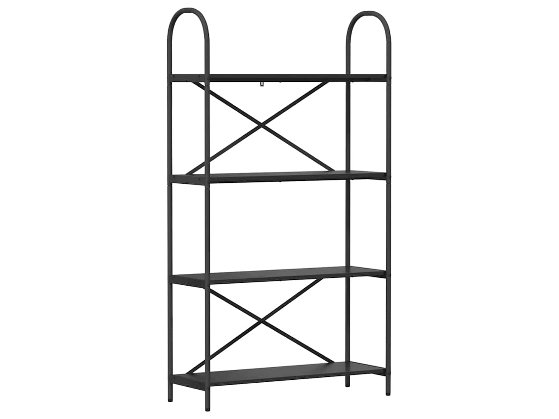 Maison Exclusive - Estante De Libros Roble Negro 80 X 30 X 146 Cm