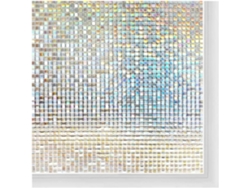 Lámina De Privacidad Para Ventanas, Vidrieras, Mosaicos, Adhesiva Estática, Decorativa, De Vinilo, Removible.
