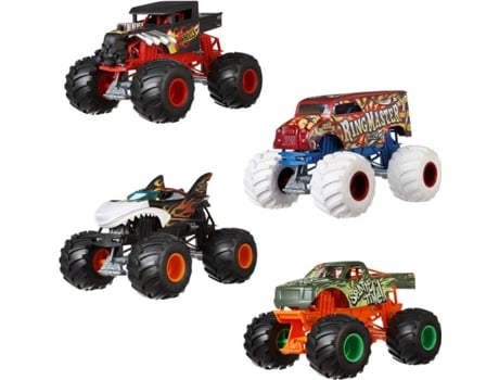 Coche HOT WHEELS Monster Truck 1:24 (Edad Mínima: 3 Años - 21 x 14 x 12,5 cm - Artículo Surtido)