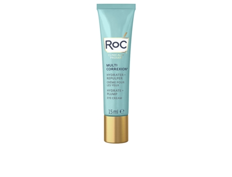Hydrate + Plump Crema Ojos Con Ácido Hialurónico Roc 15 ml