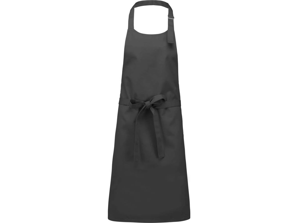Delantal KARIBAN con Hebilla de Ajuste (Gris - Algodón - 90 x 76 cm)