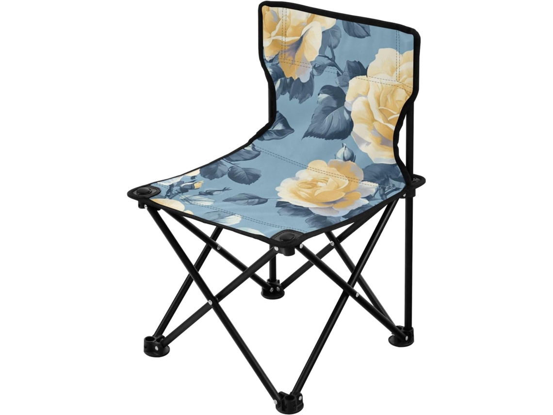 Sillas Plegables De Camping Rose Hierro Acero Plegable Ligera