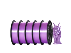 Filamento 3D, resistente, ecológico, acabado sedoso, morado OEM