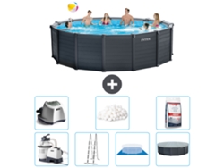 Piscina Tubular INTEX 26384GS-CB57 (16805 L - 478x124cm)