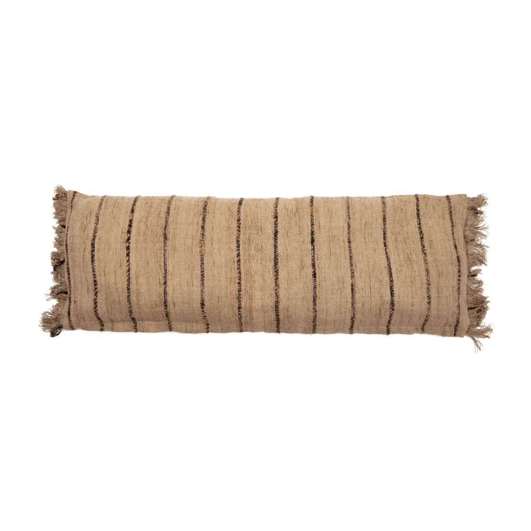 Cojín Decorativo BAZAR BIZAR La Funda Cojín Oh My Algodón Beige (35x100x10cm)