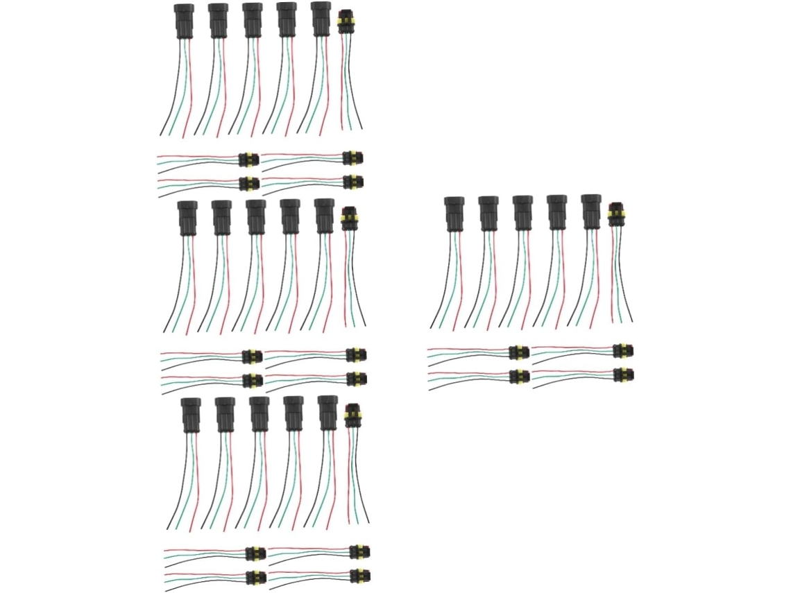 4 Juegos De Conectores De Crimpado, Terminales De Conexión Rápida Para Automóviles, Arneses De Cableado Para Exteriores, Cables Eléctricos