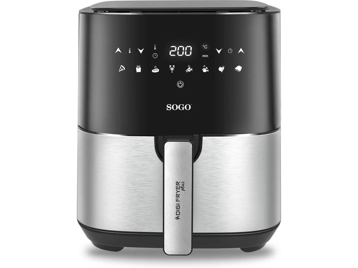 Freidora de Aire SOGO FRE-SS-10830 (5 L - Negro)