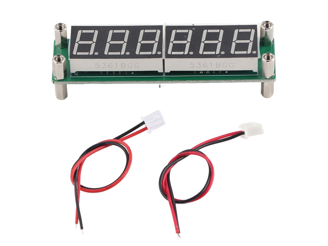 Medidor De Frecuencia Digital Plj-6led-h Con Pantalla Led, Rango De 1 Mhz A 1000 Mhz, Fuente De Alimentación Verde.