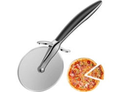 Cortador de pizza profesional de acero inoxidable con mango antideslizante para pizzas, panqueques y pasteles.