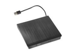 Unidad de disco óptico Ied02 DVD-ROM negra IBOX