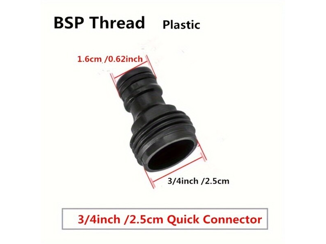 Conector macho para manguera de jardín Pickifypunnyb Slo Slowmoose