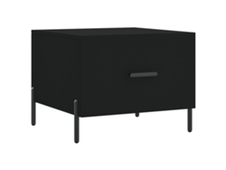 Maison Exclusive - Mesa De Centro Madera Contrachapada Negro 50x50x40 Cm
