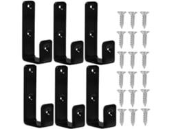 Juego De Cama De 6 Piezas Con Fijaciones Para Escalera, Soporte Para Escalera De Litera, Antideslizante, Tornillos Incluidos.