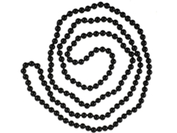 Collar largo con colgante de perla negra, 142 cm, juego de 2 cadenas para suéter con perlas artificiales.
