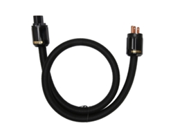 Cabo De Energia Hifi 12awg 3 Núcleos Cobre Puro 15a Plug Para Equipamentos De Som Amplificador