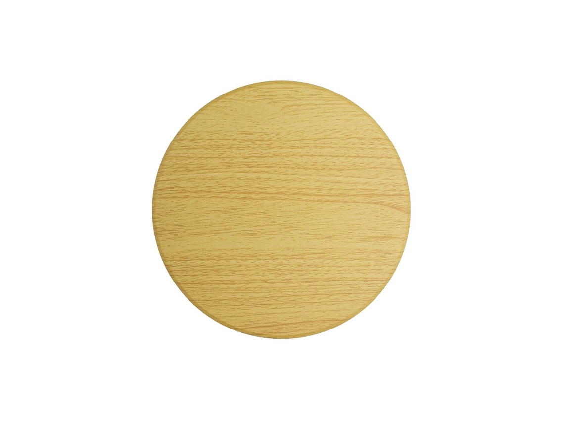 Aplique de pared LED Mac Wall Legno de 15 W con interruptor CCT, 2700 K/3200 K/4000 K, aluminio, luz de pared de 360 grados de Beneito Faure