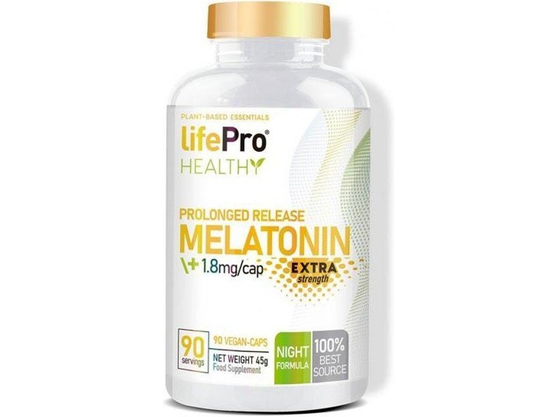 Complemento Alimentar LIFE PRO NUTRITION Life Pro Prolonged Release Melatonin 90 VeganCápsulas