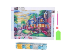 2026-kit De Pintura Con Diamantes Diy Para Manualidades Y Decoración De Hogar 40x30cm