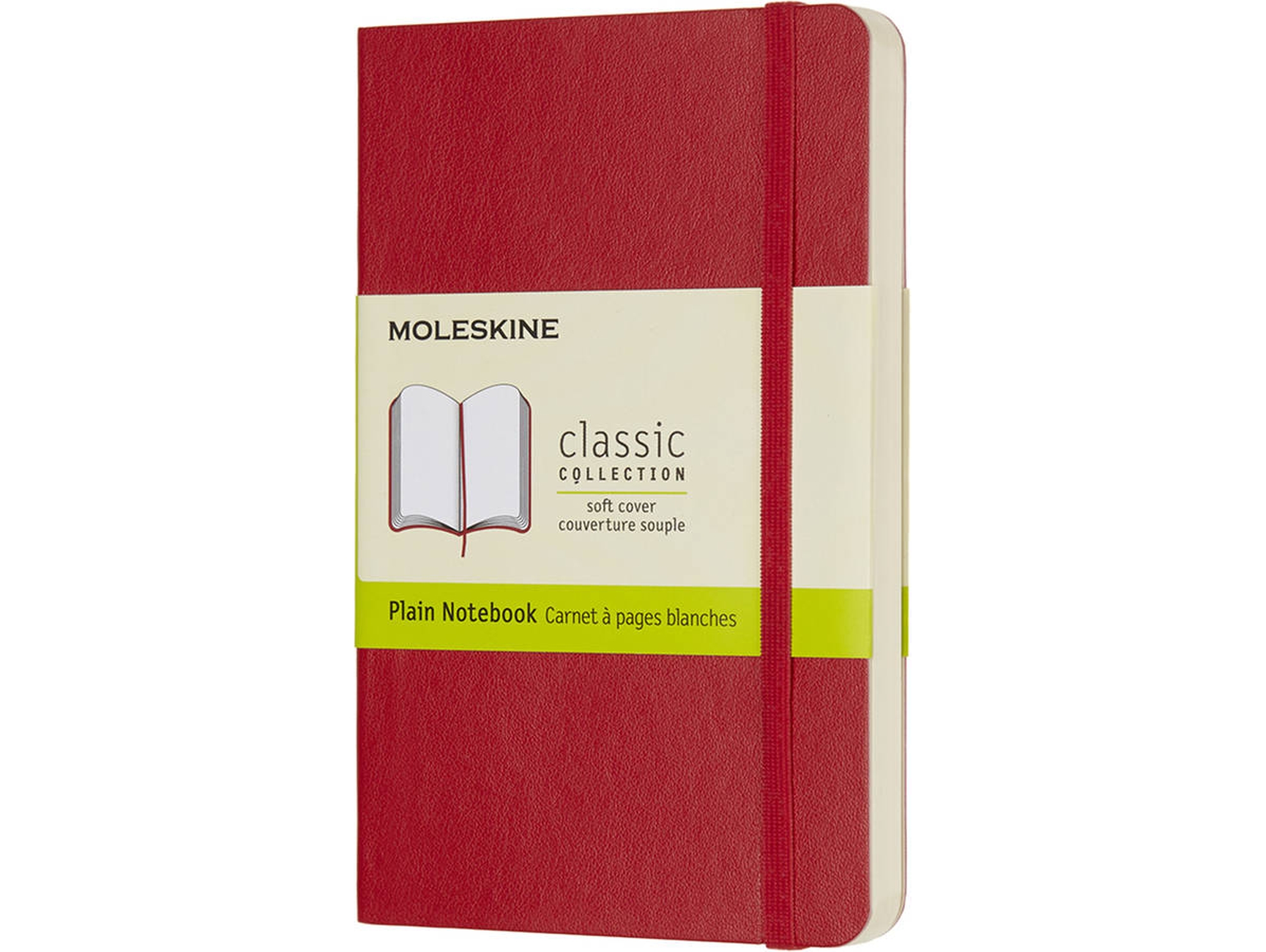 Bloc de Notas MOLESKINE Soft Rojo (Liso)