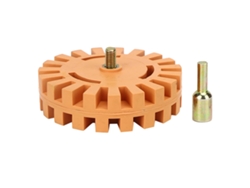 Rueda De Goma Limpiadora Neumática Para Quitar Pegatinas, Vinilos Y Pegamentos 4in 25mm Herramienta De Pulido Para Coches