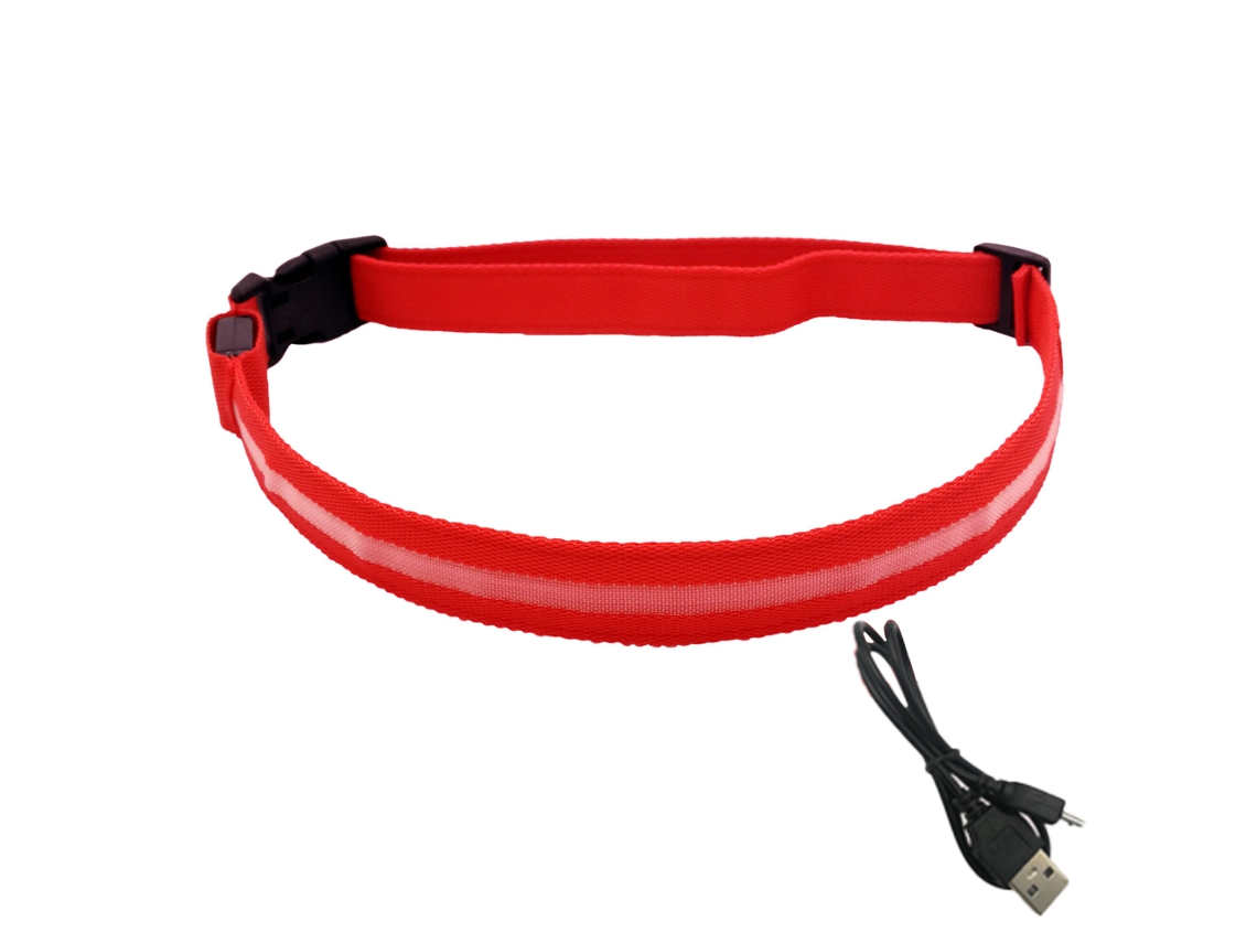 MEOIRUERY Cinturón LED recargable por USB, suministros para ciclismo y montañismo
