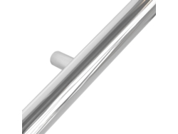 Barandilla de diseño de acero inoxidable 150 cm 2 soportes - Pulido IVOL