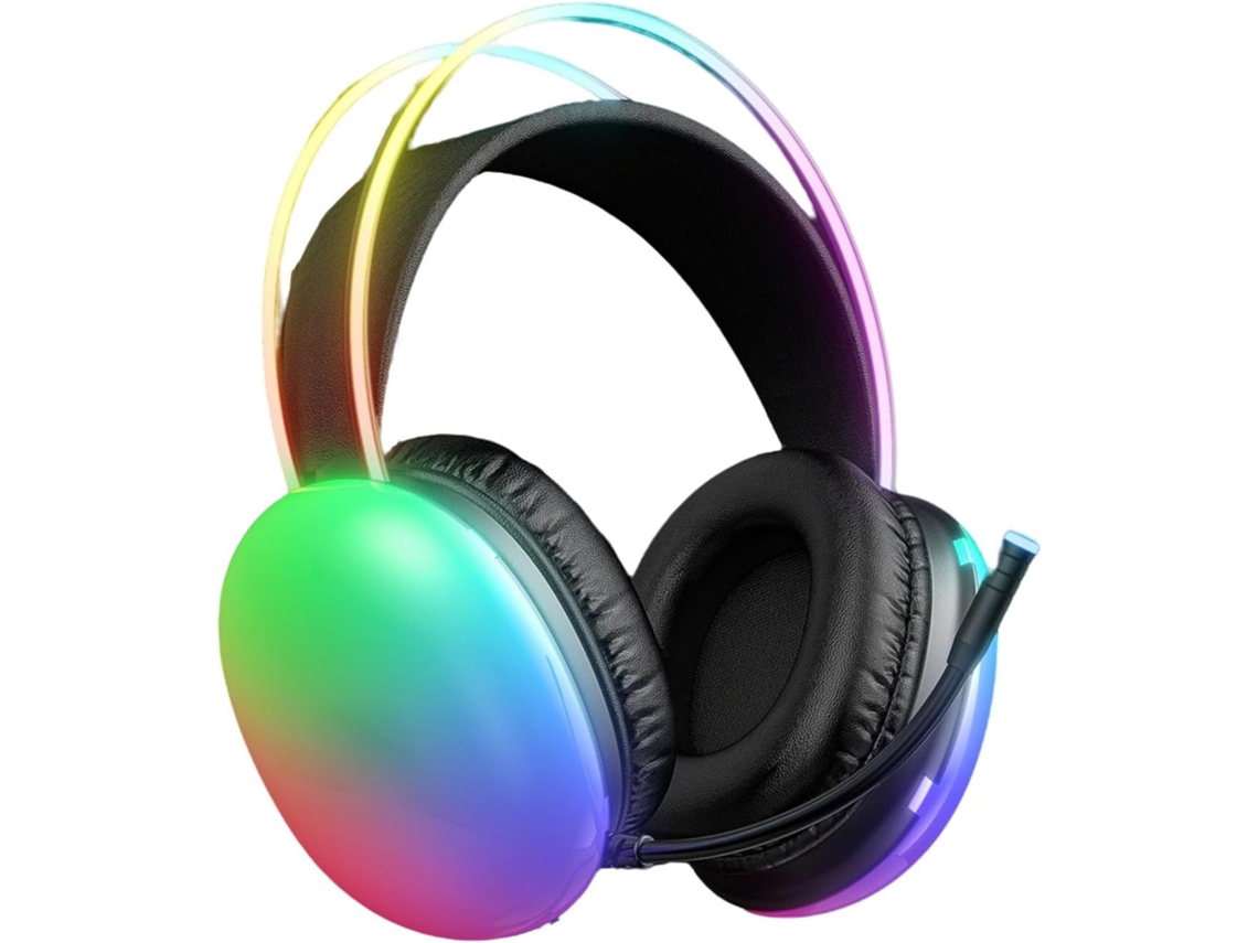 Auriculares Para Juegos, Diadema Ajustable, Circumaurales, Para Viajes, Oficina Y Teléfono Móvil.