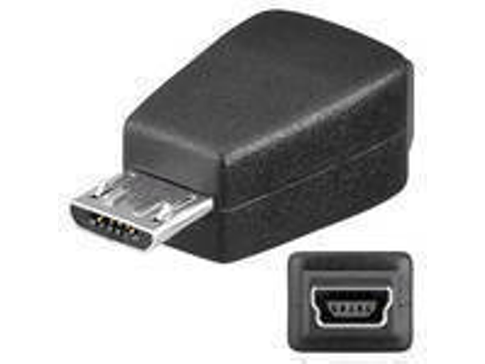 Adaptador MICROCONNECT USBBMBM (USB B - USB B - Negro)