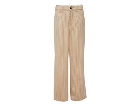 Pantalones de Mujer PULZ JEANS Anchos Janna Beige (38)